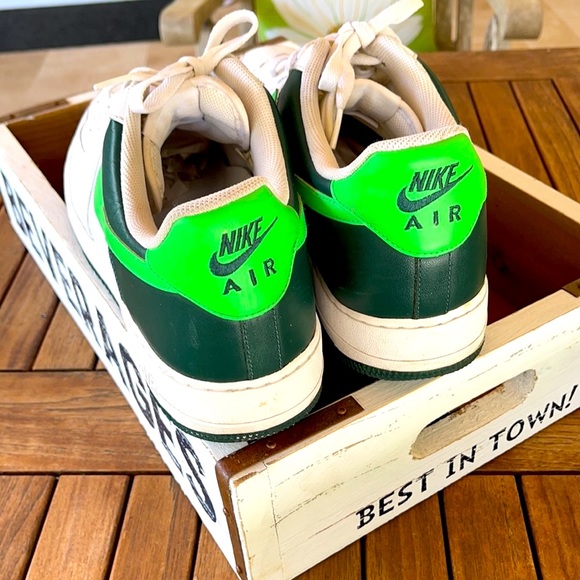 Nike Air Force -1 ‘82. Size 15 Green White sneaker - Picture 3 of 13